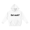 Oversize Fleeced Hoodie White