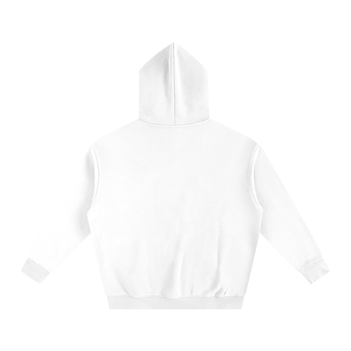 Oversize Fleeced Hoodie White